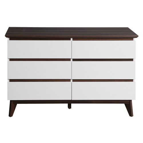 Particle Board Bedroom Living Room 6 Drawer Cabinet - Image 4