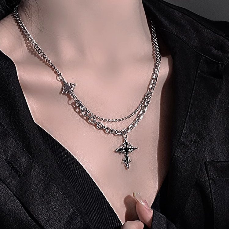 Dark Cross Necklace Men's Fashion Accessories - Image 6