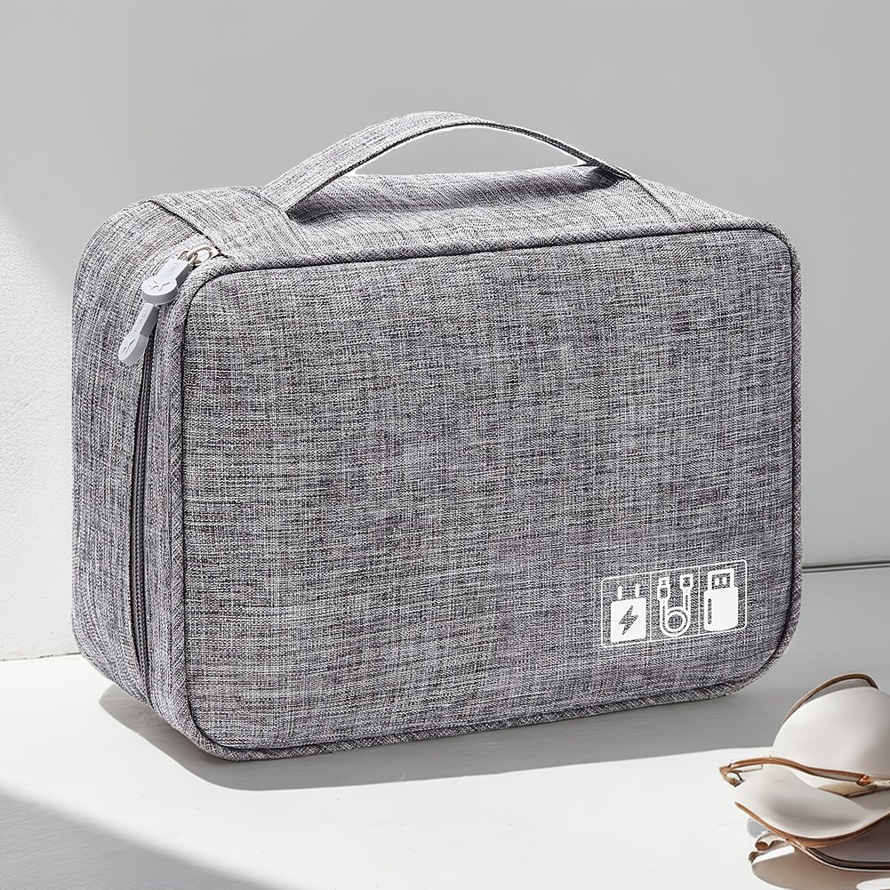 Electronics Luggage Black Red Blue Grey - Image 8