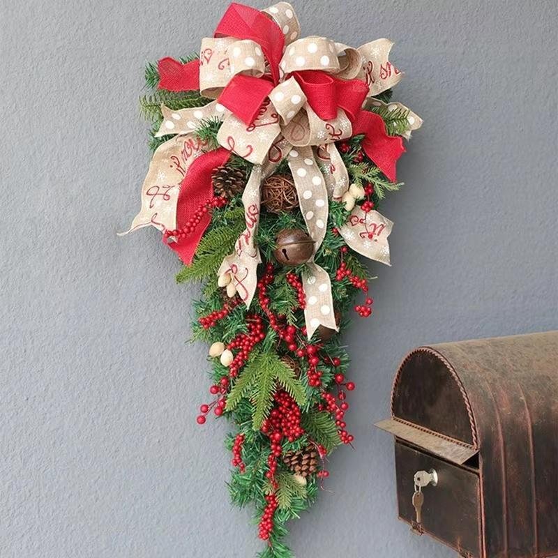 A Christmas Door Hanging Christmas Decorations Holiday Accessories Birthday Party Supplies - Image 3