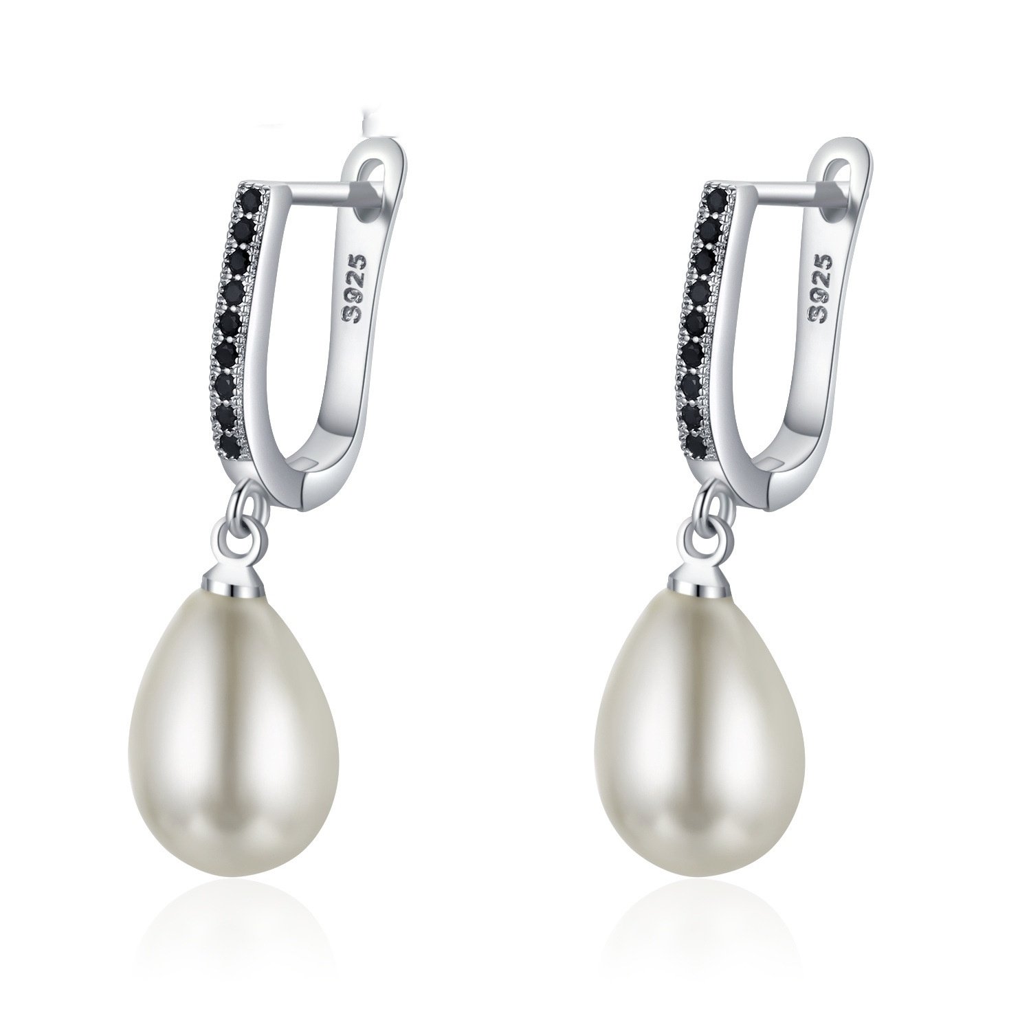 Popular OL Accessories Circle Full Rhinestone Zircon Earrings - Image 5