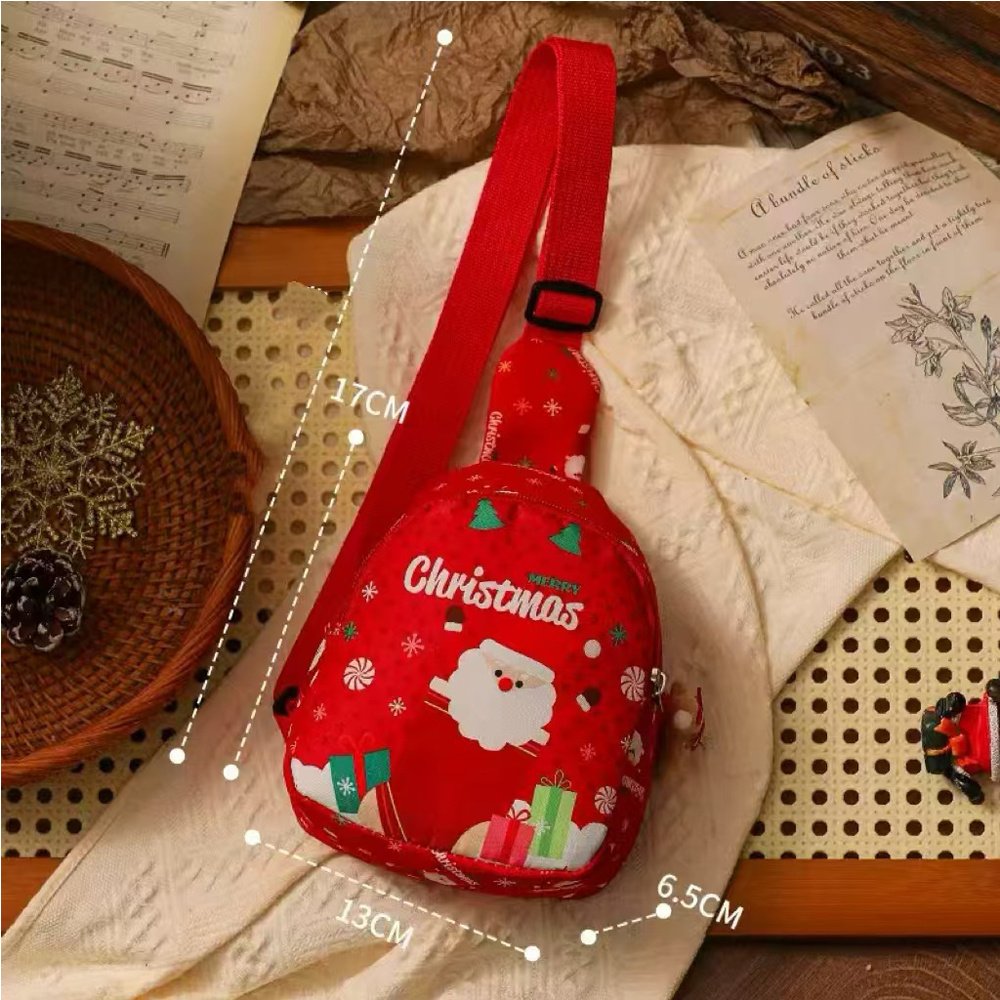 Christmas Santa Handheld Gift Bag - Festive Waterproof Gift Wrap For Holiday Presents, Perfect For Christmas Eve Apple Gift Boxes & Small Gifts - Image 4