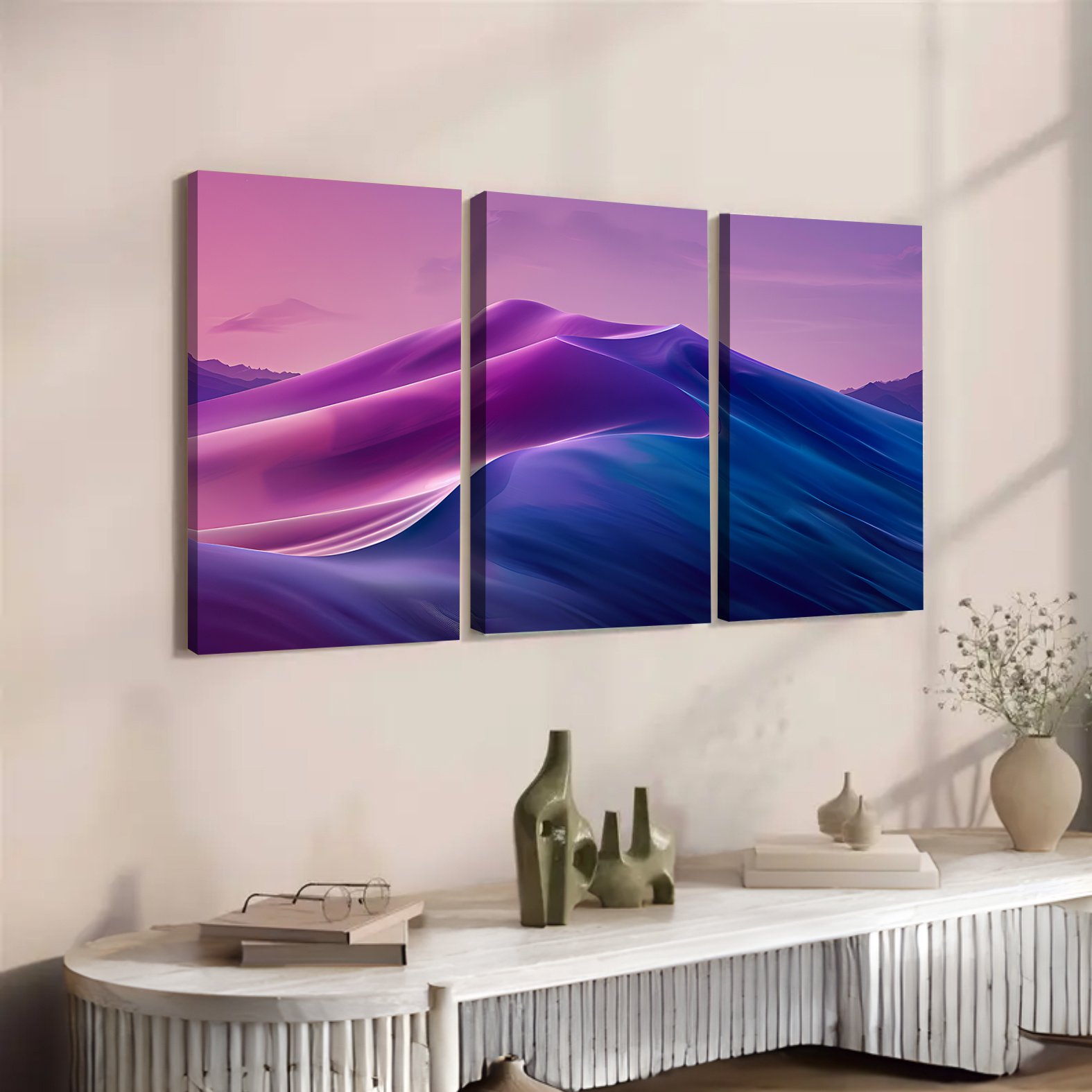 POD Customization - Modern Art Trilogy -Living Room Decoration - Image 9