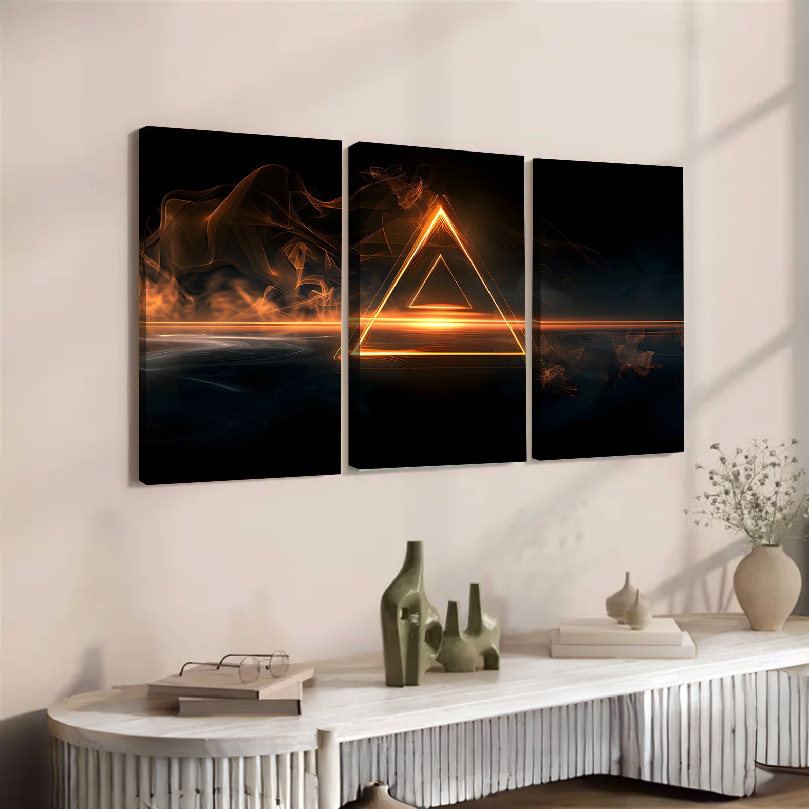 POD Customization - Modern Art Trilogy -Living Room Decoration - Image 6