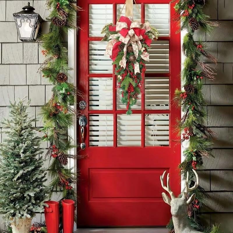 A Christmas Door Hanging Christmas Decorations Holiday Accessories Birthday Party Supplies - Image 10