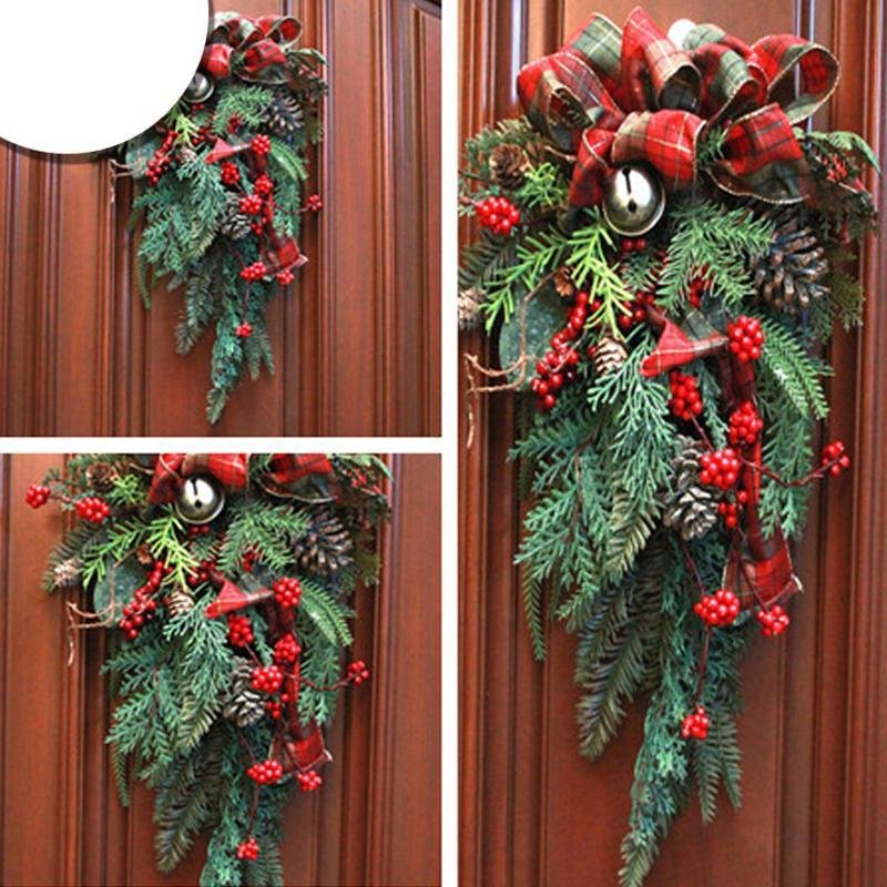 A Christmas Door Hanging Christmas Decorations Holiday Accessories Birthday Party Supplies - Image 2