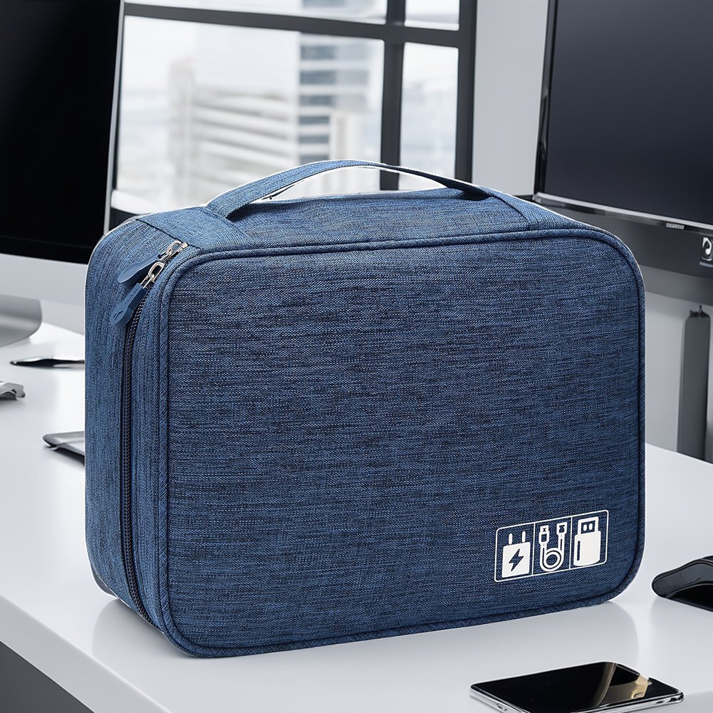 Electronics Luggage Black Red Blue Grey - Image 7