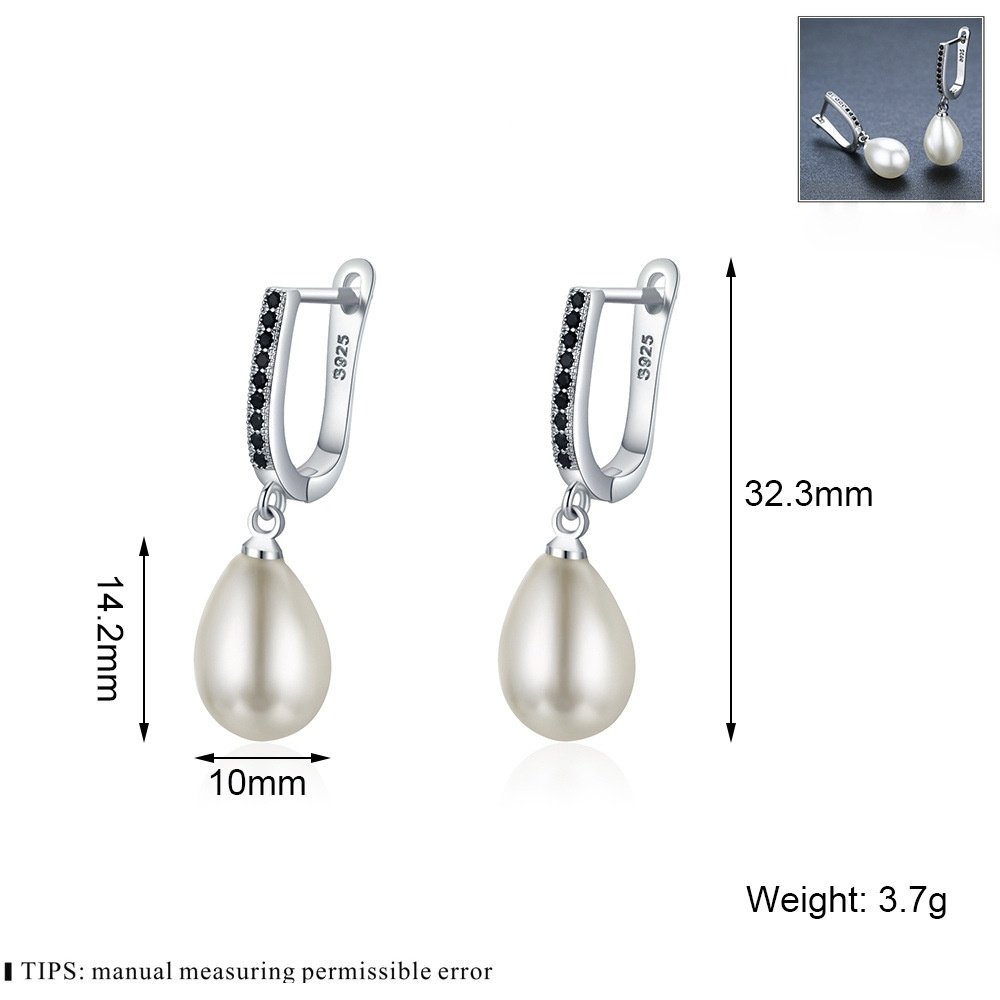 Popular OL Accessories Circle Full Rhinestone Zircon Earrings - Image 3